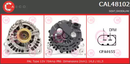 Генератор CASCO CAL48102GS