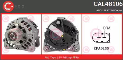 Генератор CASCO CAL48106AS