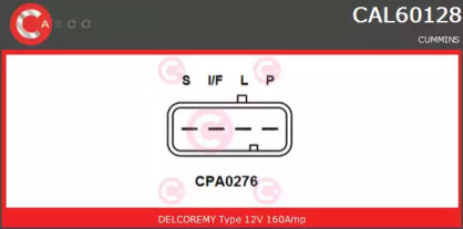 Генератор CASCO CAL60128GS