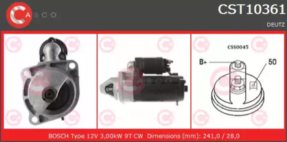 Стартер CASCO CST10361GS