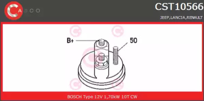 Стартер CASCO CST10566AS