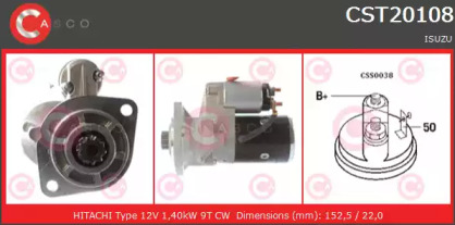 Стартер CASCO CST20108AS