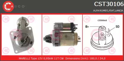 Стартер CASCO CST30106GS