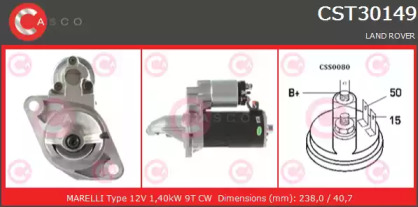 Стартер CASCO CST30149AS