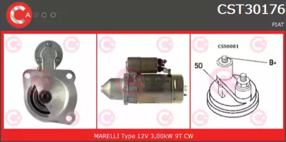 Стартер CASCO CST30176GS