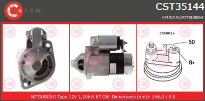 Стартер CASCO CST35144AS