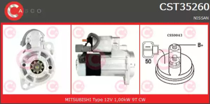 Стартер CASCO CST35260GS