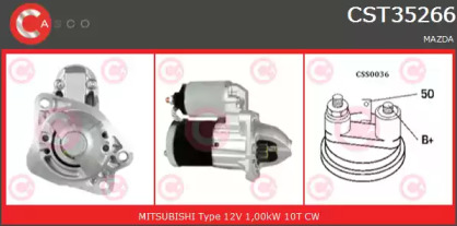 Стартер CASCO CST35266GS