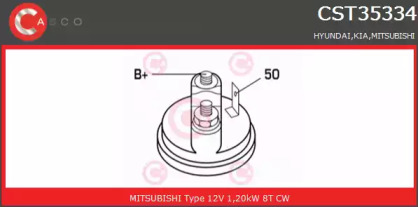 Стартер CASCO CST35334GS