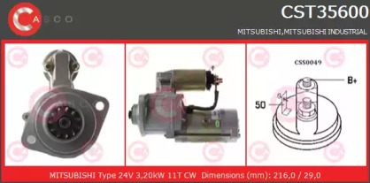 Стартер CASCO CST35600AS
