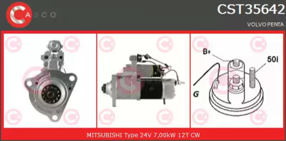 Стартер CASCO CST35642GS