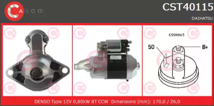 Стартер CASCO CST40115AS