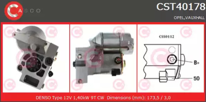 Стартер CASCO CST40178AS