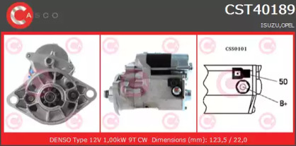 Стартер CASCO CST40189AS