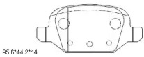 Комплект тормозных колодок ASIMCO KD0719