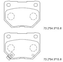 Комплект тормозных колодок ASIMCO KD1717