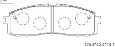 Комплект тормозных колодок ASIMCO KD2733