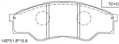 Комплект тормозных колодок ASIMCO KD2763