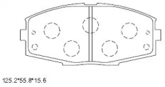 Комплект тормозных колодок ASIMCO KD2799