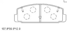 Комплект тормозных колодок ASIMCO KD3791