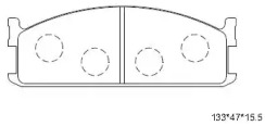 Комплект тормозных колодок ASIMCO KD4673