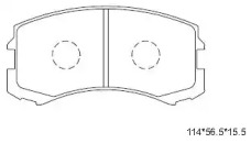 Комплект тормозных колодок ASIMCO KD4719