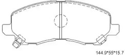 Комплект тормозных колодок ASIMCO KD4722