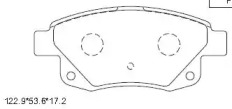 Комплект тормозных колодок ASIMCO KD6789