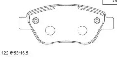 Комплект тормозных колодок ASIMCO KD7542