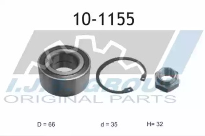 Комплект подшипника IJS GROUP 10-1155