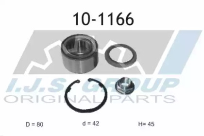 Комплект подшипника IJS GROUP 10-1166