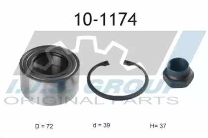 Комплект подшипника IJS GROUP 10-1174