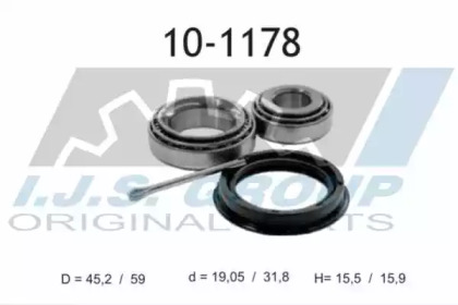 Комплект подшипника IJS GROUP 10-1178