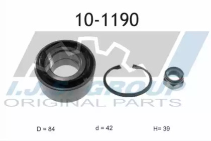 Комплект подшипника IJS GROUP 10-1190