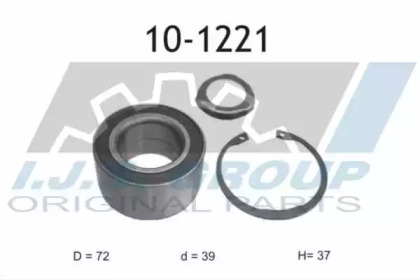 Комплект подшипника IJS GROUP 10-1221