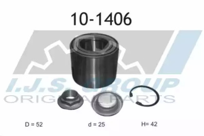 Комплект подшипника IJS GROUP 10-1406