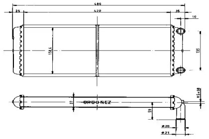 Теплообменник ORDONEZ 1070000824