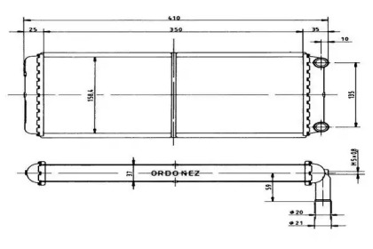 Теплообменник ORDONEZ 1070009824