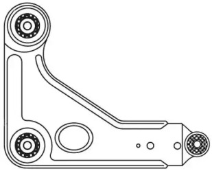 Рычаг независимой подвески колеса FRAP 1641