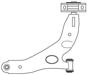 Рычаг независимой подвески колеса FRAP 2567