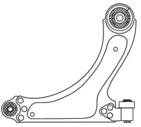 Рычаг независимой подвески колеса FRAP 2742
