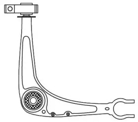 Рычаг независимой подвески колеса FRAP 3053