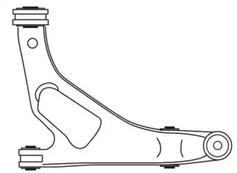 Рычаг независимой подвески колеса FRAP 3064