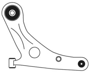 Рычаг независимой подвески колеса FRAP 3108