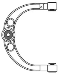 Рычаг независимой подвески колеса FRAP 3122