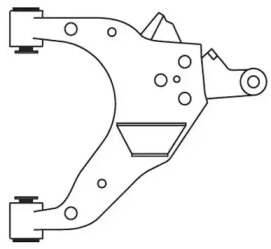 Рычаг независимой подвески колеса FRAP 3167