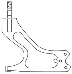 Рычаг независимой подвески колеса FRAP 3238
