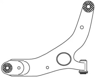 Рычаг независимой подвески колеса FRAP 3252