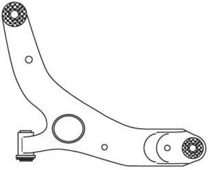 Рычаг независимой подвески колеса FRAP 3253