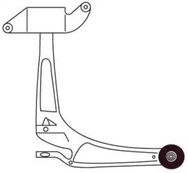 Рычаг независимой подвески колеса FRAP 3296